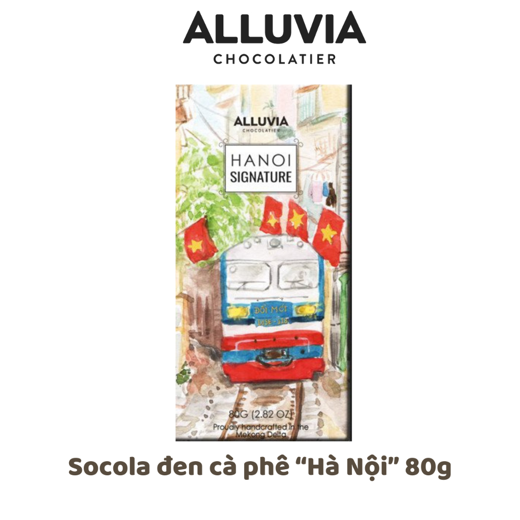 Hà Nội Signature Chocolate (Socola đen nguyên chất Cà phê - Dark Chocolate Coffee)