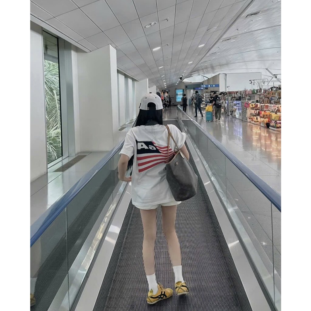 Áo cờ mỹ Aatus Thêu Xù Cờ Mỹ Flag Logo - Áo Thun Nam Nữ Unisex, Chất Vải Cotton Dày Mịn | BigBuy360 - bigbuy360.vn