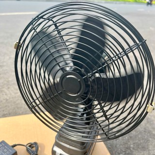 Quạt  Dùng PIn Lồng Sắt Chân Phổ Thông  - Đế Pin 21V - 2 Mức Gió, Sử Dụng Liên Tục 2 - 3 Tiếng, Kích Thước 8 Inch