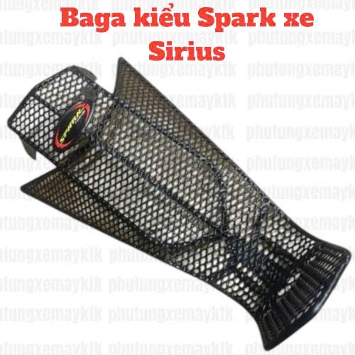 Baga kiểu Spark xe Sirius – Thiết kế gọn đẹp, tiện dụng khi chở hàng nhẹ 0BDCN