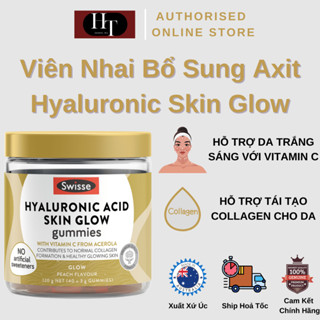 Swisse Hyaluronic Acid Skin Glow Gummies - Viên Nhai Bổ Sung Axit Hyaluronic Skin Glow - 40 Viên
