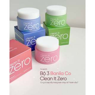 [NHẬP KHẨU] Sáp tẩy trang dịu nhẹ sạch sâu Banila CO Clean It Zero Cleansing Balm 100ml