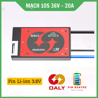 Mạch 10S 36V/42V - 20A BMS Daly cân bằng và bảo vệ Pin Li-ion 3.7V có NTC [PBT247]