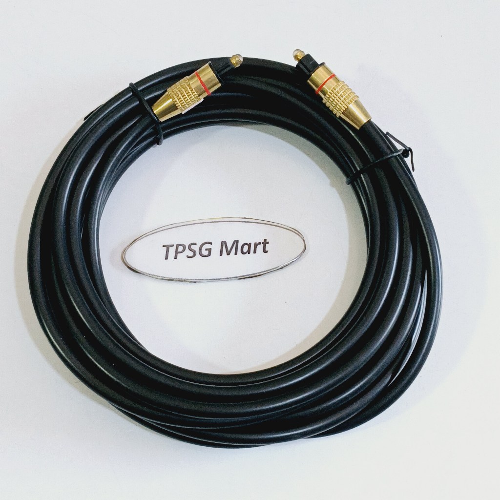 Cáp Optical Audio quang Toslink dài 5m (Optical Audio Cable, Cáp âm thanh quang)