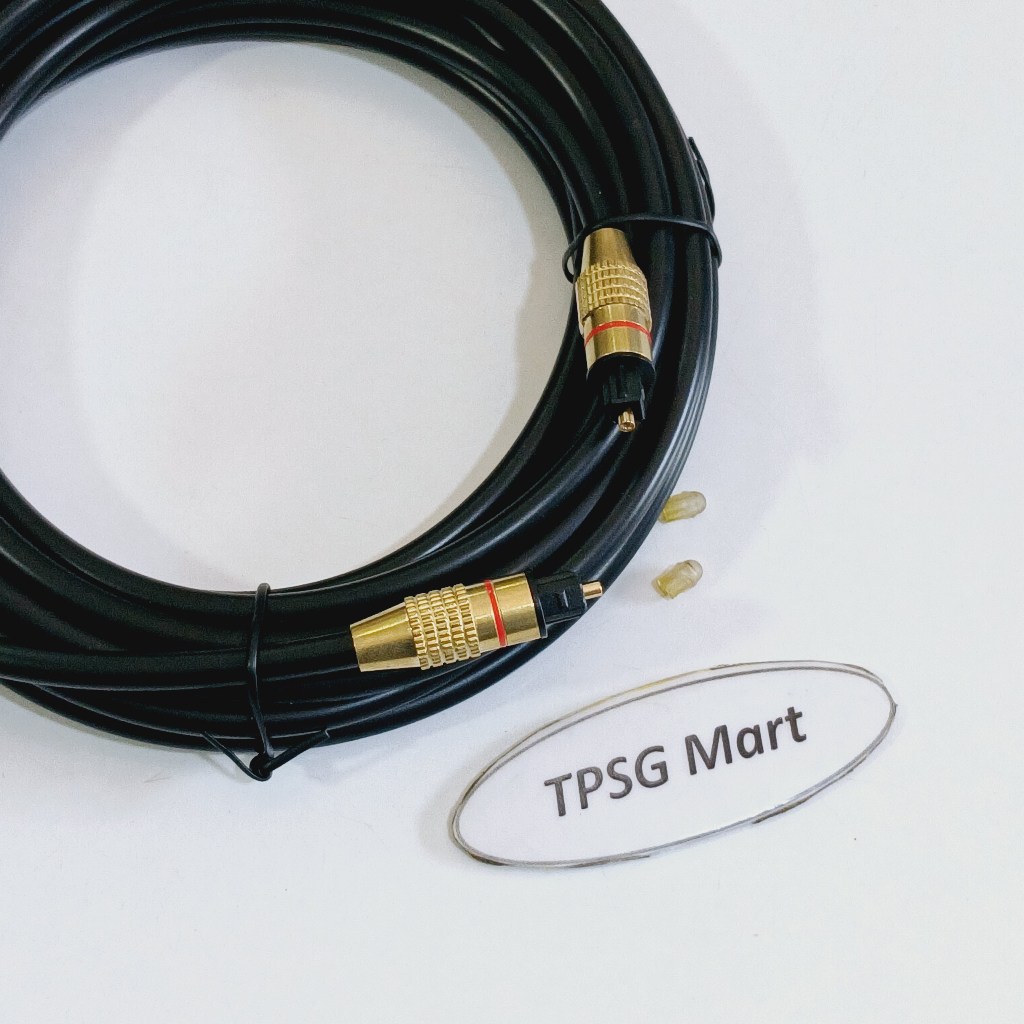 Cáp Optical Audio quang Toslink dài 1.5m / 2m / 3m / 5m (Optical Audio Cable, Cáp âm thanh quang)