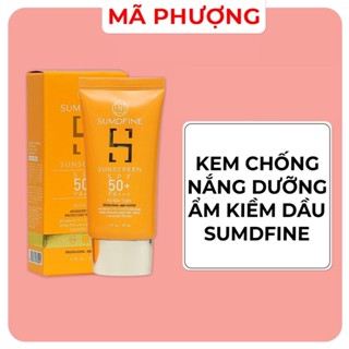  Kem chống nắng dưỡng ẩm kiềm dầu SUMDFINE cho mọi loại da SPF 50+ PA+++ 