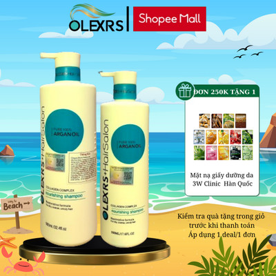 Dầu Gội OLEXRS+HairSalon Collagen Phục Hồi Tóc Hư Tổn Chính Hãng