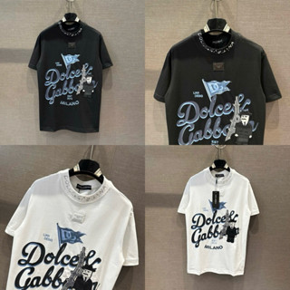 Áo phông nam nữ Premium Cotton PB in chữ lá cờ thêu logo Đôn Chề hình quý ông nổi dày dặn boy phố AP621P