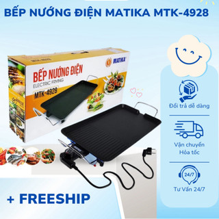 Bếp Nướng Điện Matika MTK-4928 – Mặt Nướng Siêu Rộng, Chống Dính, Bảo Hành 12 Tháng, Phù Hợp Tiệc Nướng Gia Đình