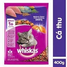 (COMBO 3 GÓI ) THỨC ĂN CHO MÈO WHISKAS 400G CÁC VỊ