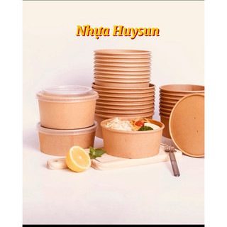 ( Sỉ )Thùng 300 Tô Giấy 500ml,750ml,1000ml kèm nắp