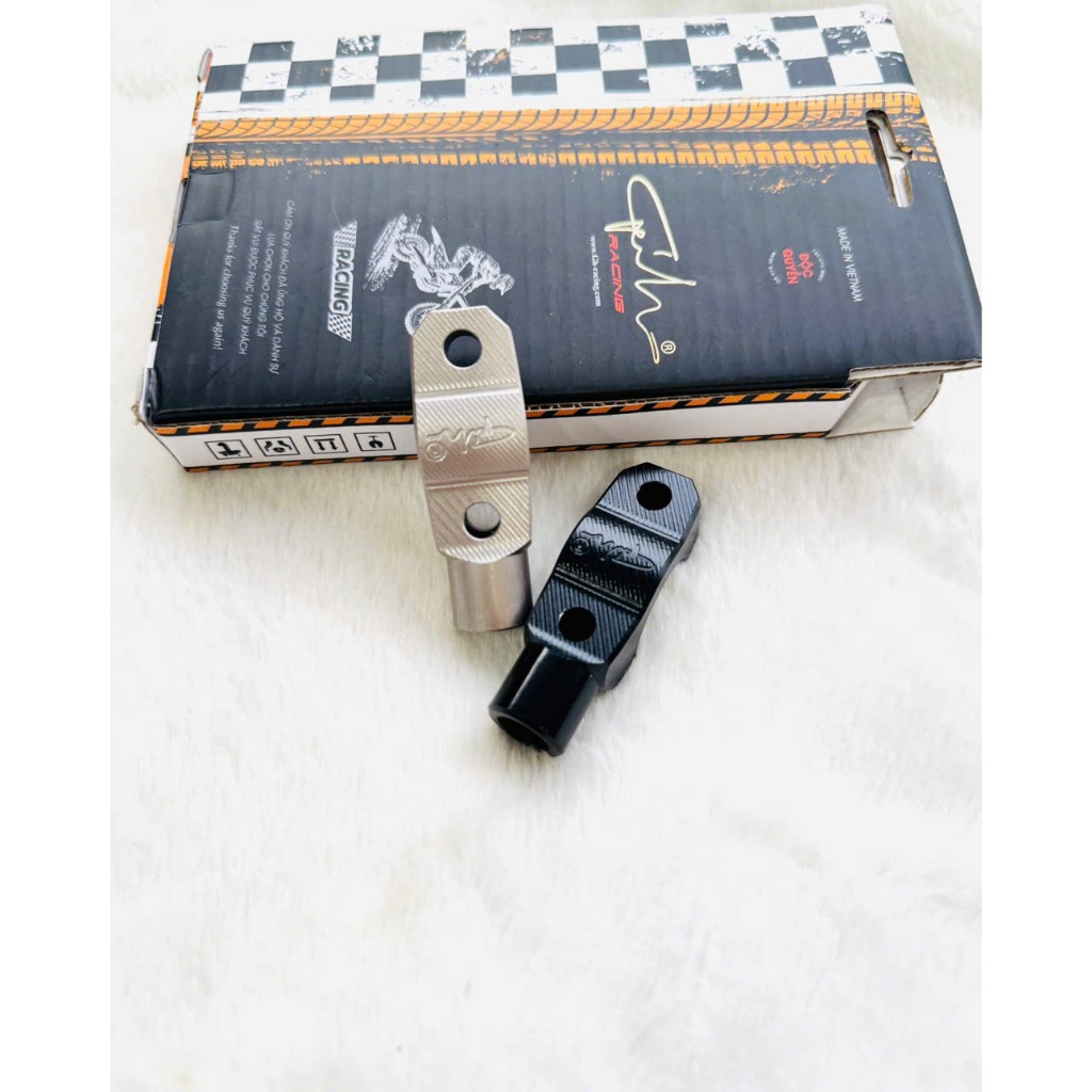 Pát chân kính Ghracing rời cnc - pat chân gương CNC Ghracing gắn mọi dòng cùm côn đồ chơi