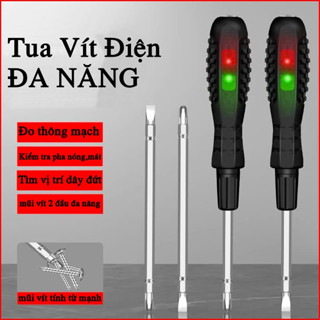 Bút thử điện đa năng thế hệ mới bút kiểm tra cảm ứng không tiếp xúc,loại 1 đầu mũi vít và 2 đầu vít