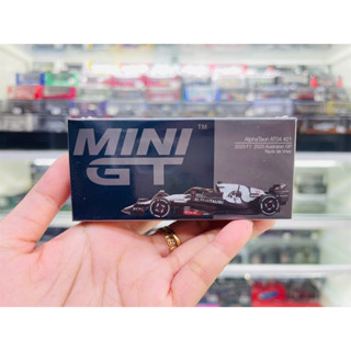 Mô hình xe AlphaTauri AT04 #21 Nyck de Vries 2023 F1 2023 Australian GP tỉ lệ 1:64 Mini GT bản card MGT00727