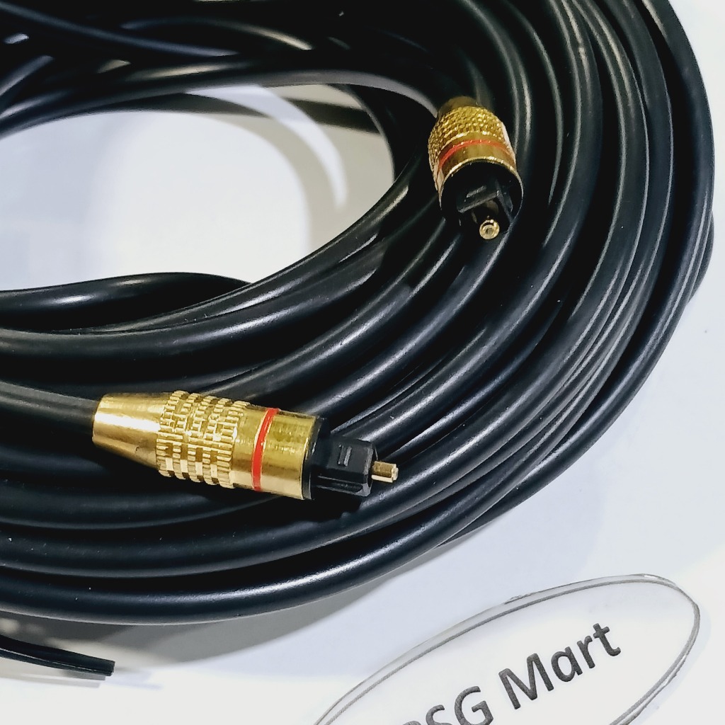 Cáp Optical Audio quang Toslink dài 10m / 15m / 20m (Optical Audio Cable, Cáp âm thanh quang)