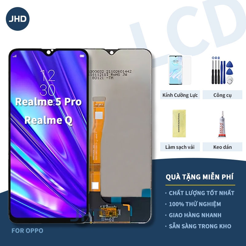 Dành Cho Oppo Realme 5 Pro Realme Q Lắp ráp màn hình LCD thay thế