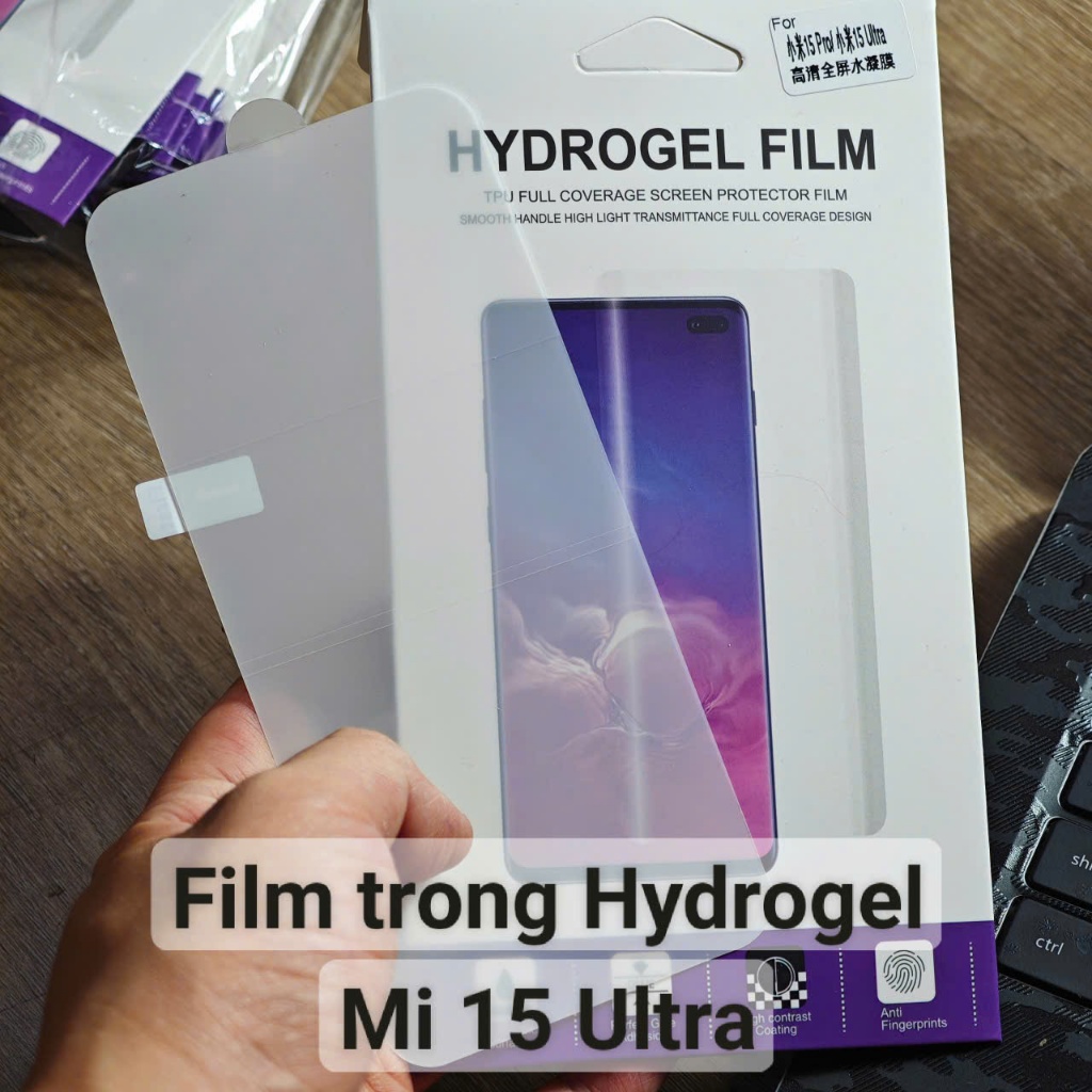 Miếng dán full màn Hydrogel film PPF Mi 17 Pro max 15 14 Ultra 13 12s 12x 12 11 10 privacy cường lực