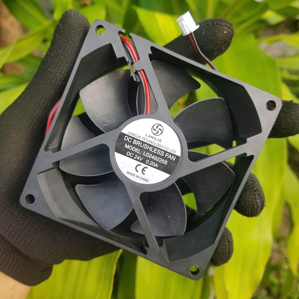 Quạt tản nhiệt 24V 9x9x2.5CM Quạt 24V 9Cm cho thiết bị điện tử ShopLinhKienHT