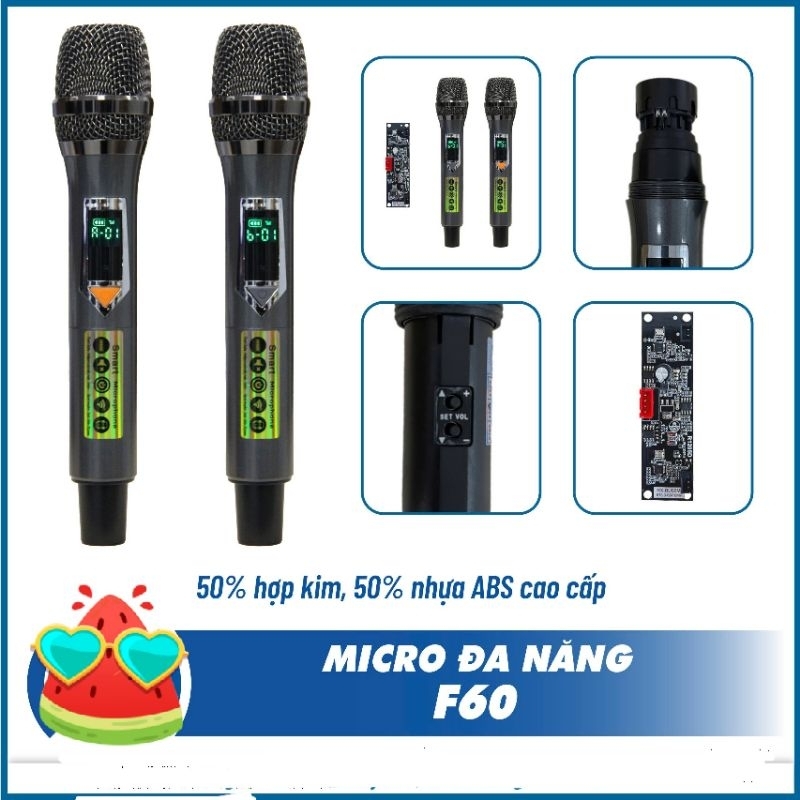 Micro không dây UHF cho loa kéo
