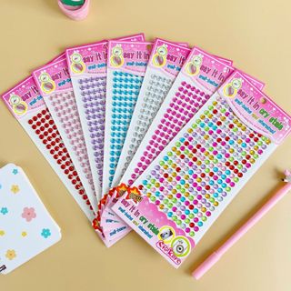 Sticker hạt đá chấm tròn