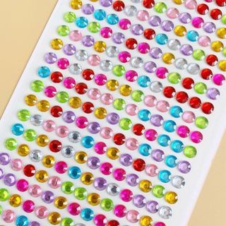 Sticker hạt đá chấm tròn