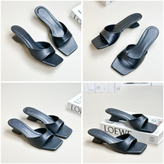 Guốc EMILY quai cong đế xuồng cong cao 4 cm