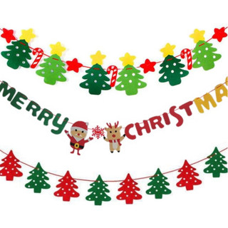 Dây Cờ Trang Trí Giáng Sinh / Noel