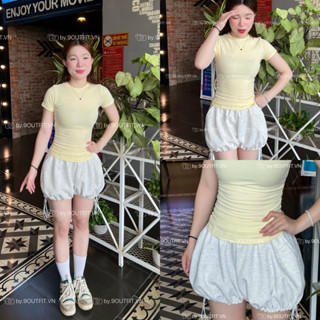 [ 9OUTFIT]~Deal mở bán~ Quần x Váy Bí Ngô Form Rộng Hot Trend GenZ – Style Hàn Quốc
