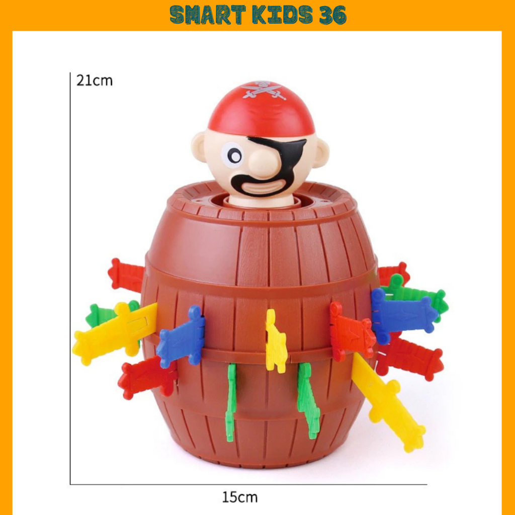 Đồ chơi hải tặc rút kiếm Size to Đồ chơi đâm hải tặc size lớn 24 kiếm, đồ chơi hải tặc vui nhộn