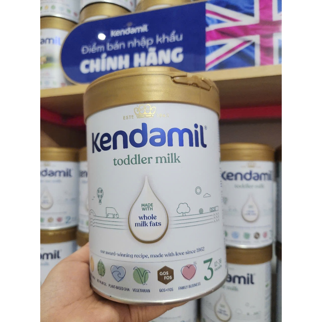 [DATE MỚI] Sữa Kendamil Classic nguyên kem Anh Quốc nhập khẩu chính hãng đủ Số 1,2,3 Lon 800g