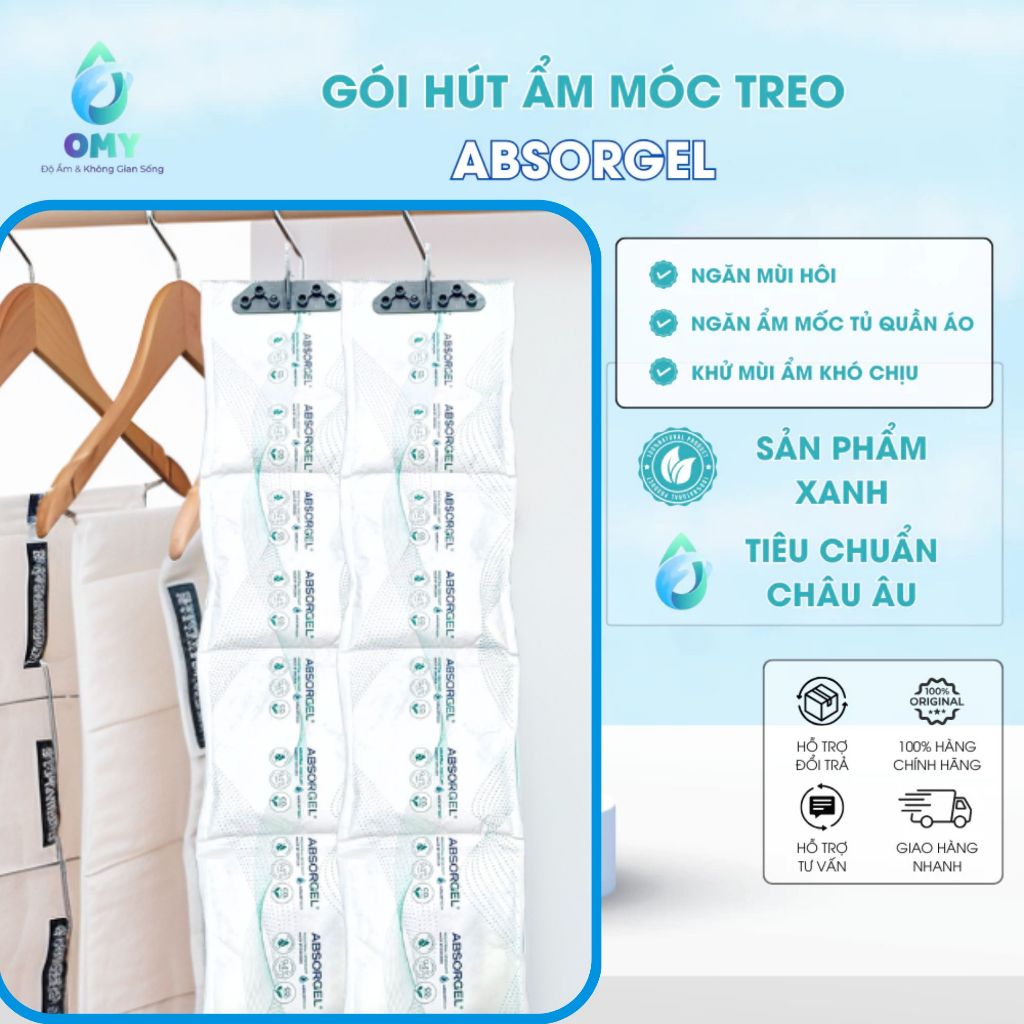 Gói Hút Ẩm Móc Treo Absorgel