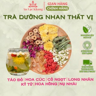  COMBO 30 Gói Trà Dưỡng Nhan 7 Vị Trà Thảo Mộc Giúp Giảm Cân Thanh Nhiệt Mát Gan Giải Độc 