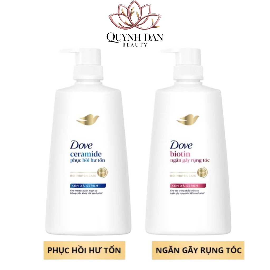 Kem xả Serum Dove Phục hồi hư tổn/Ngăn gãy rụng với BIO Protein Care phục hồi hàng rào bảo vệ cho tóc suôn mượt 300,610g