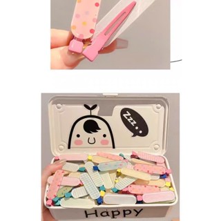 Sét 3 kẹp Mái Kẹo Ngọt Phong Cách Hàn Quốc ,Kẹp Tóc Thạnh Màu Sắc Pastel