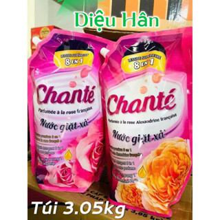 Chante nước giặt xả 8 in 1 Hương Nước Hoa 3,1kg 3,05kg. 