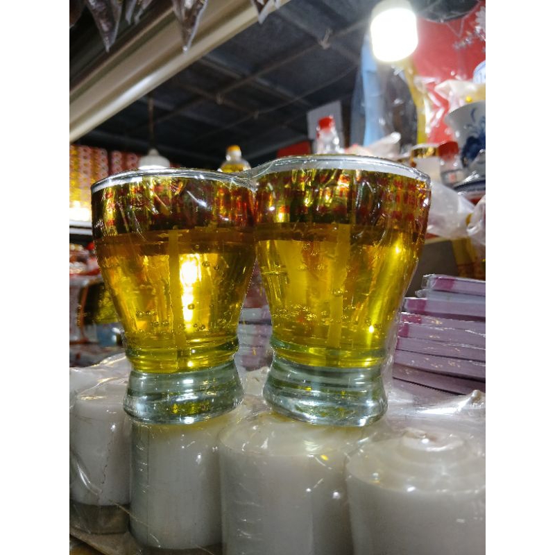 Nến Ly Q11 Màu Vàng