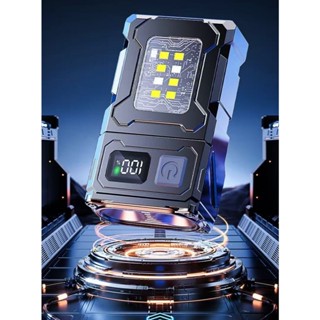 Đèn Pin Đội Đầu, Kẹp Mũ Xoay Góc 180 Độ Trang Bị 2 Led Siêu Sáng Có Nam Châm Khuy Cài Pin Lipo 1500mah