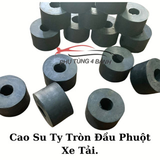 Bộ 4 Cục Cao Su Tròn Đầu Ty Phuột, Cây Thanh Giằn, Đệm Kê Lót Chân Máy, Xe Tải, Xe Công Trình, Xe Nâng...Lỗ 8-10-12mm