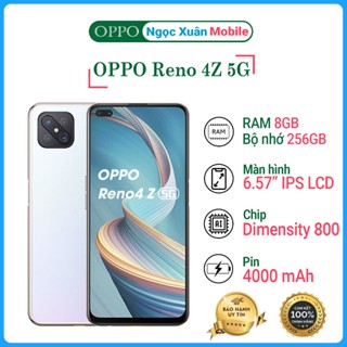 Điện thoại Oppo Reno 4Z 5G 8GB bộ nhớ 256GB máy full chức năng, tấn số quét 120hz - Bảo hành 6 tháng