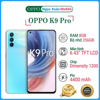  Điện thoại Oppo K9 Pro 5G Ram chuẩn 8GB 128GB Chip Dimensity 1200 chơi game mượt - Bảo hành 3 tháng 