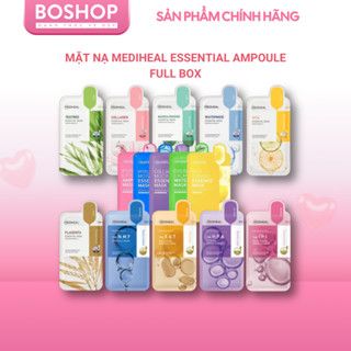 [HỘP 10 MIẾNG - BỊCH 15 MIẾNG] Mặt Nạ Dưỡng Ẩm Trắng Da Mediheal Essential Ampoule