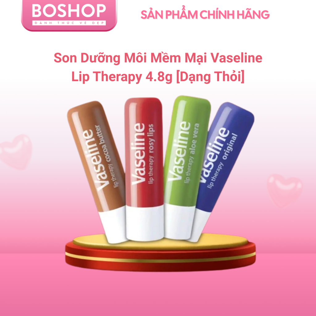 Son Dưỡng Môi Mềm Mại Vaseline Lip Therapy 4.8g [Dạng Thỏi]