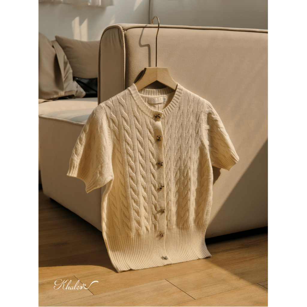 Áo len cho nữ, Áo len cúc nơ xinh xắn màu hồng thời thượng sang chảnh đi chơi hot trend 2025  h7 | BigBuy360 - bigbuy360.vn