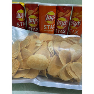  Snack khoai tây Lays stax ống đủ vị  Lays nguyên vị bịch zip 500gr 