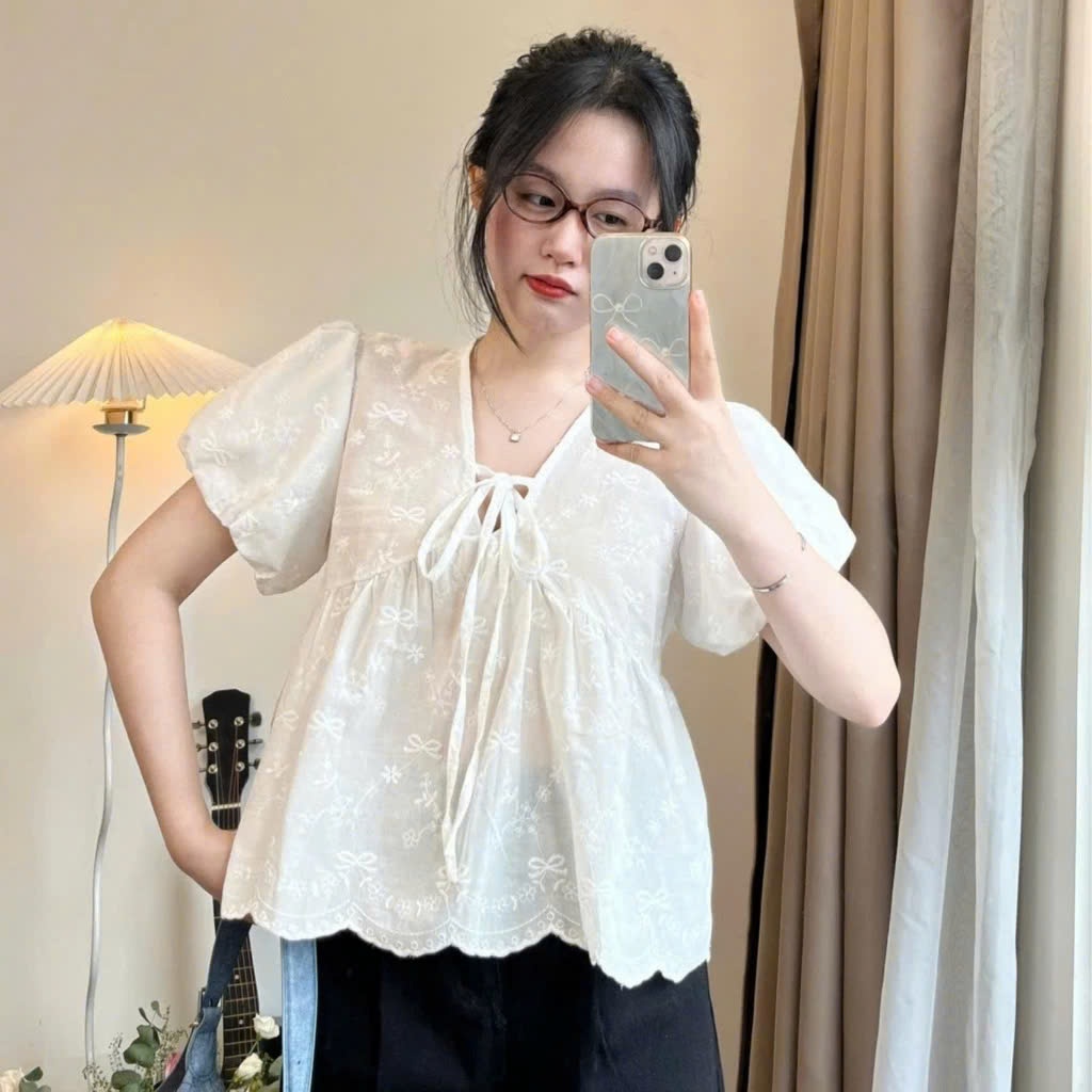 Áo Babydoll Form Rộng Xinh Xắn Dáng Yêu Aobbd538 | BigBuy360 - bigbuy360.vn