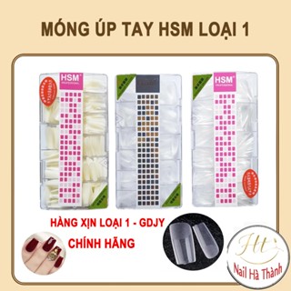 Móng úp tay giả móng vuông, thang, nhọn, bầu HSM trơn, nhám đục, trong nail Hàn Quốc dài chuẩn form loại 1