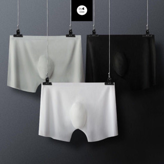 Quần lót nam đúc su thun lạnh,quần sịp nam boxer lụa sữa không đường may vải mỏng mát lạnh mặc bền mềm mịn PM58A