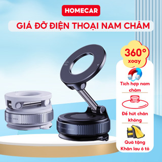 Giá Đỡ Điện Thoại Trên Ô Tô Gắn Taplo Khe Gió Xoay 360 Độ Tự Động Kẹp Chống Sốc Chắc Chắn Khi Lái Xe