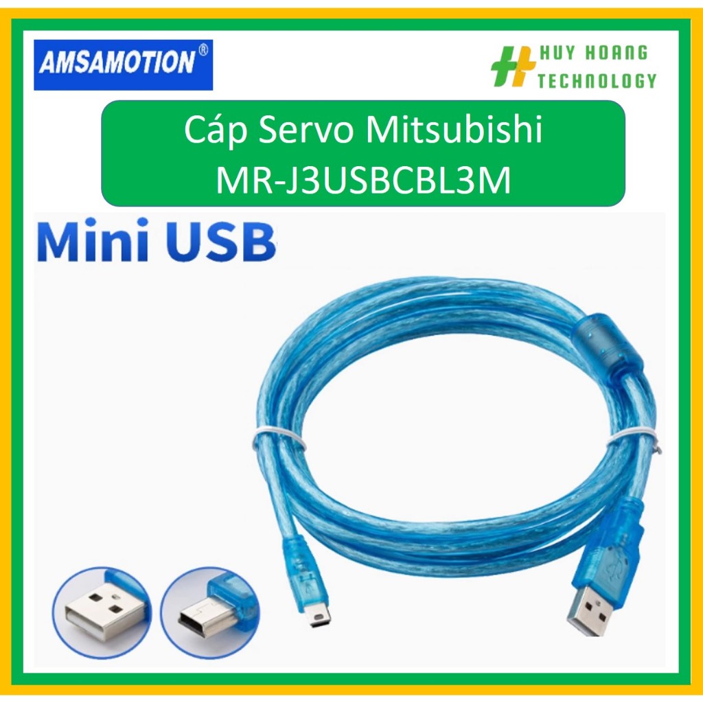 Cáp Servo Mitsubishi MR-J3USBCBL3M