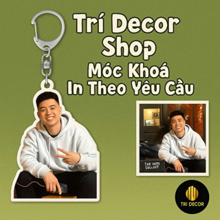 ( QUÀ 8/3 ) Móc Khoá Phụ Kiện Trang Trí In Theo Yêu Cầu Trí - Decor